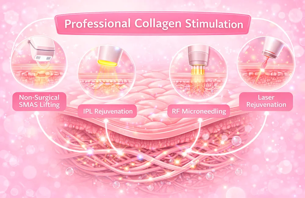 Professional collagen stimulation