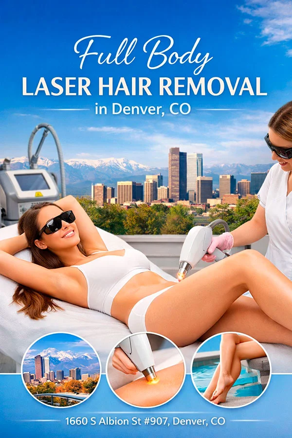 Full body laser hair removal in Denver, CO