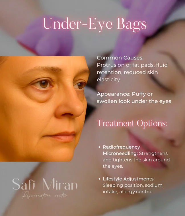 Under-eye bag treatment