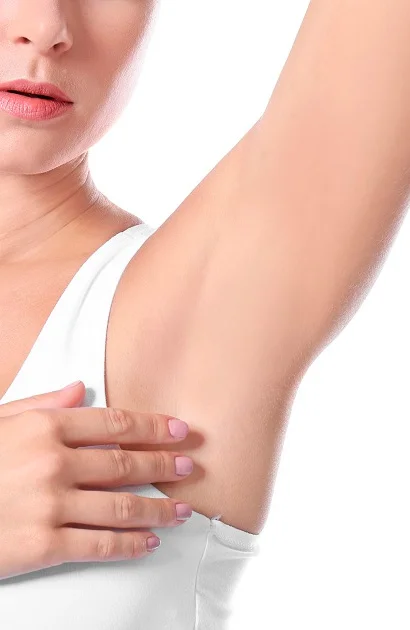 Underarm laser hair removal