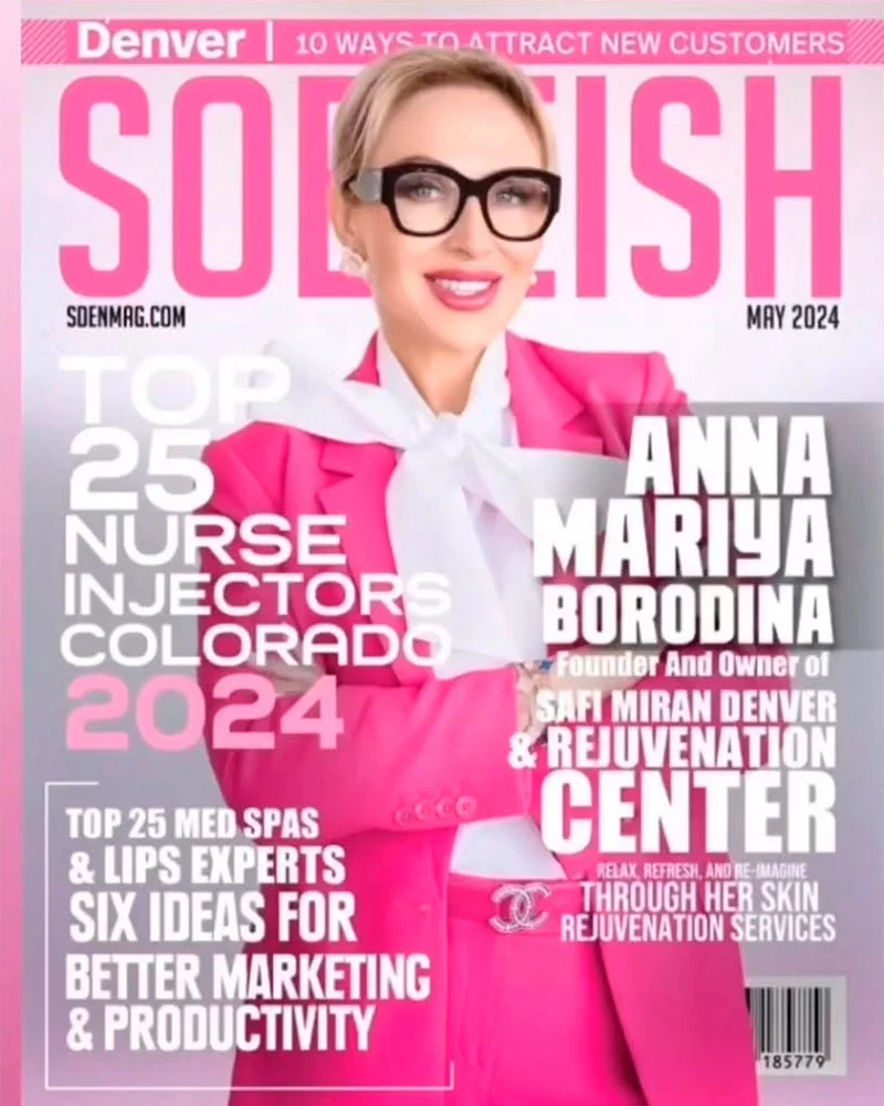 Anna Mariya Borodina on Denver Soeleish Magazine cover