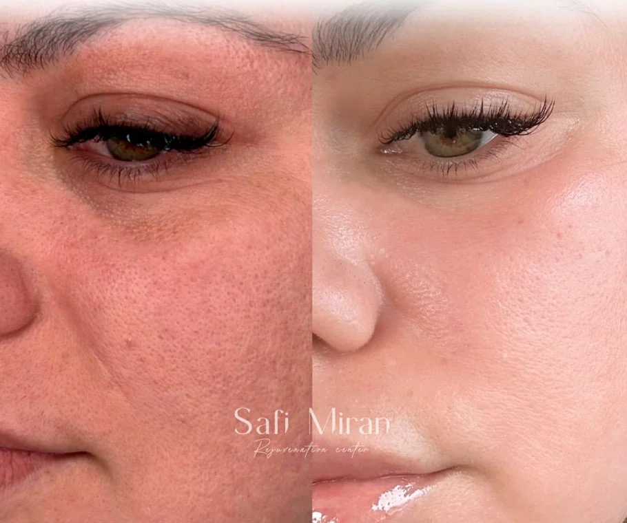 CO2 laser skin resurfacing result