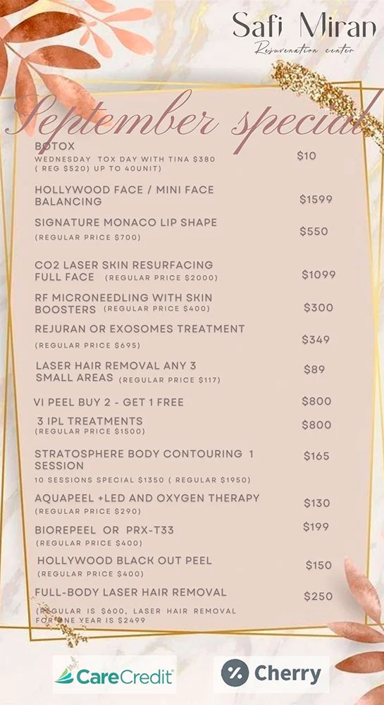 September special offers